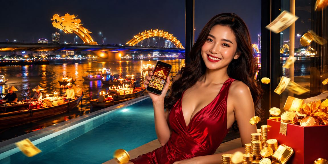Người dùng tại Đà Nẵng xem thông tin hoàn tiền cashback trên điện thoại vào buổi tối